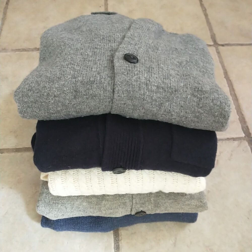 100%Wool Flawed Sweaters Fabric Crafters Project Upcycle Recycle DIY 5x Lot 4lb